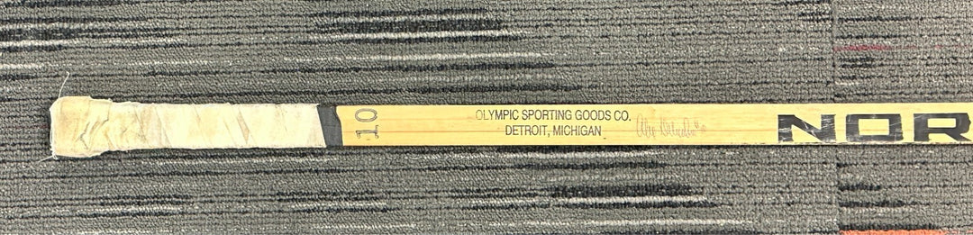 Alex Delvecchio Autographed Northland Game Model Hockey Stick BAS