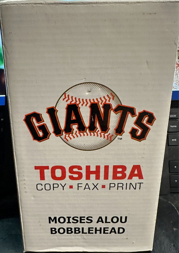 Moises Alou SF Giants Bobblehead.  2006 Giants Misspelled SGA MLB