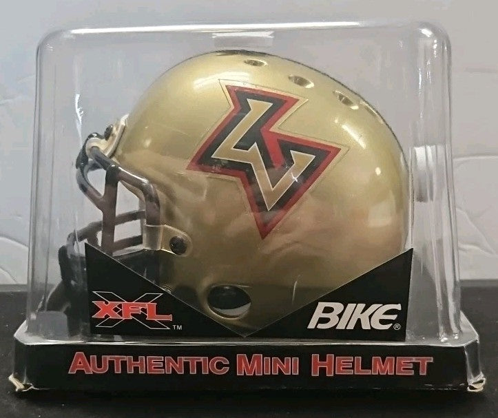 Las Vegas Outlaws Original Bike XFL Authentic Mini Helmet