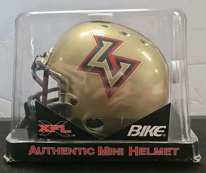 Las Vegas Outlaws Original Bike XFL Authentic Mini Helmet