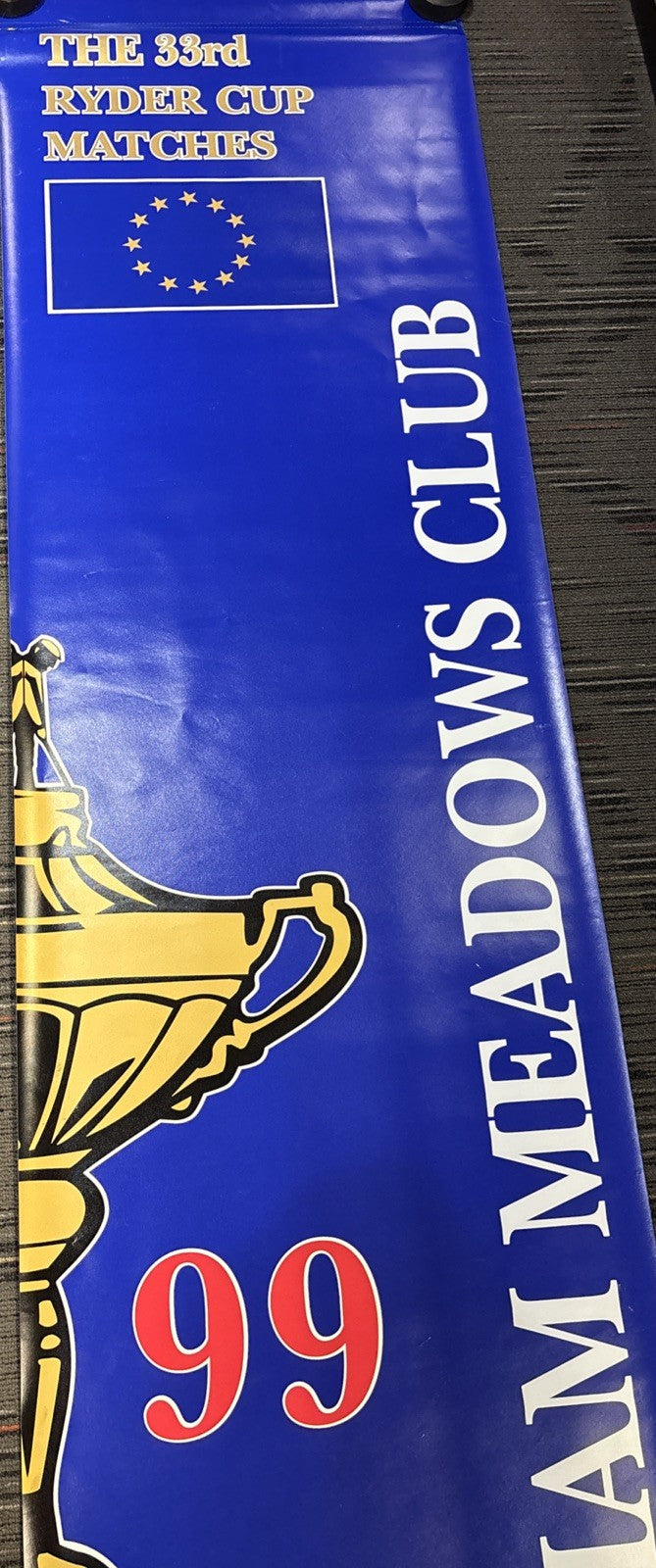 33rd Ryder Cup Matches Pole Banner 1999 @ The Country Club Brookline MA