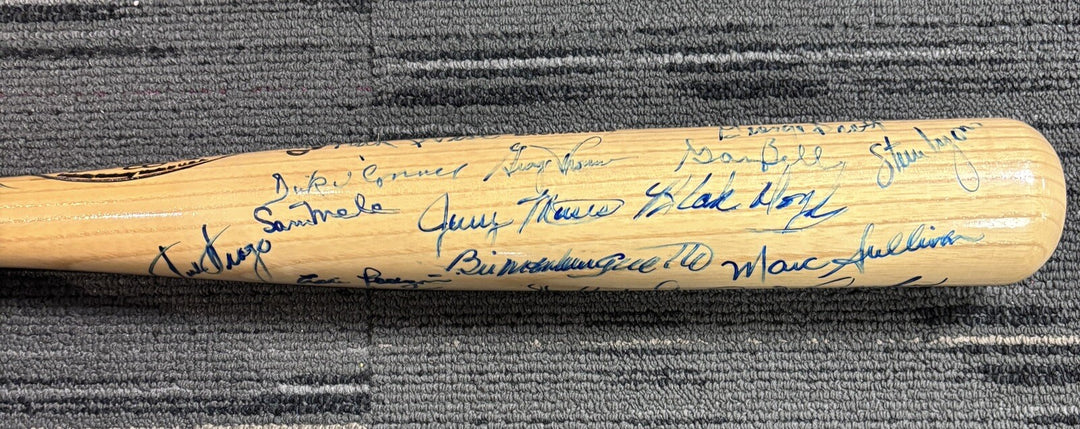 1997 Sox Exchange Fantasy Camp Signed Baseball Bat Steve Lyons Johnny Pesky Etc.