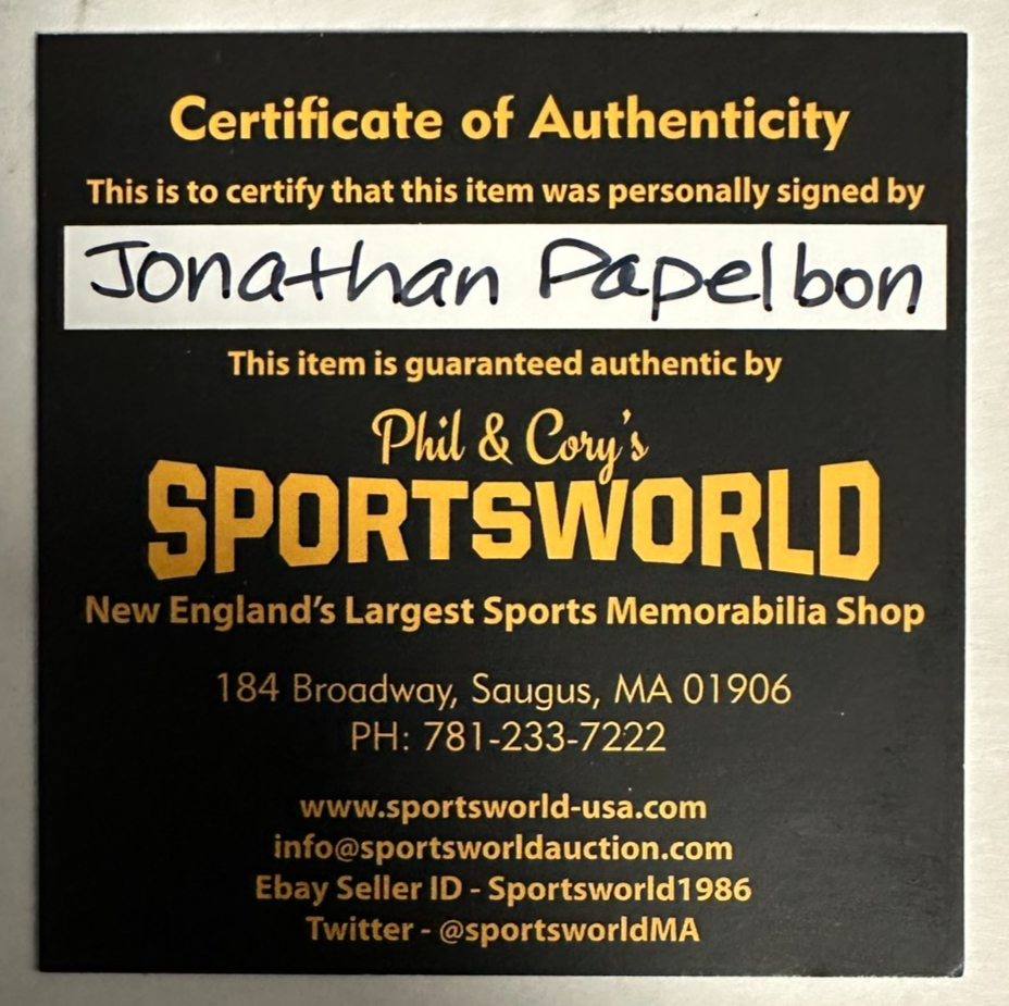 Jonathan Papelbon Autographed Official American League Baseball W/ 6x All-Star