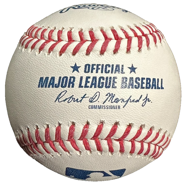 Jonathan Papelbon Autographed Official American League Baseball W/ 07 WSC JSA