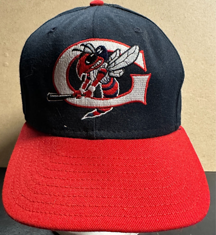 Vintage 1990's DeLong Greensboro Hornets Pro Model Snapback Hat
