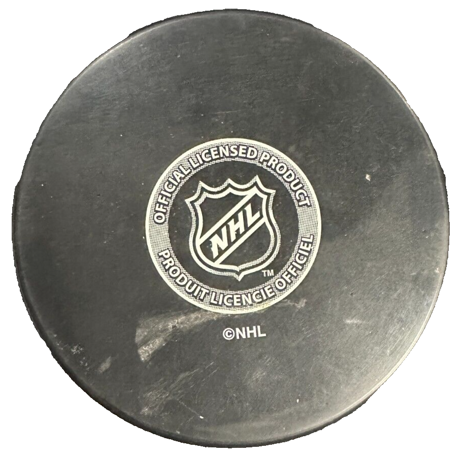 Milan Jurcina Autographed Boston Bruins Hockey Puck NHL
