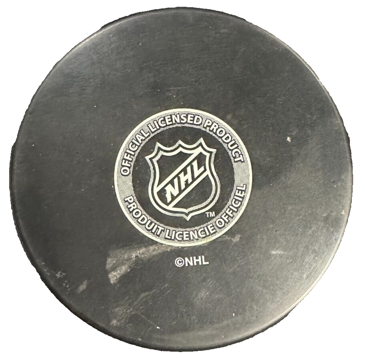 Milan Jurcina Autographed Boston Bruins Hockey Puck NHL