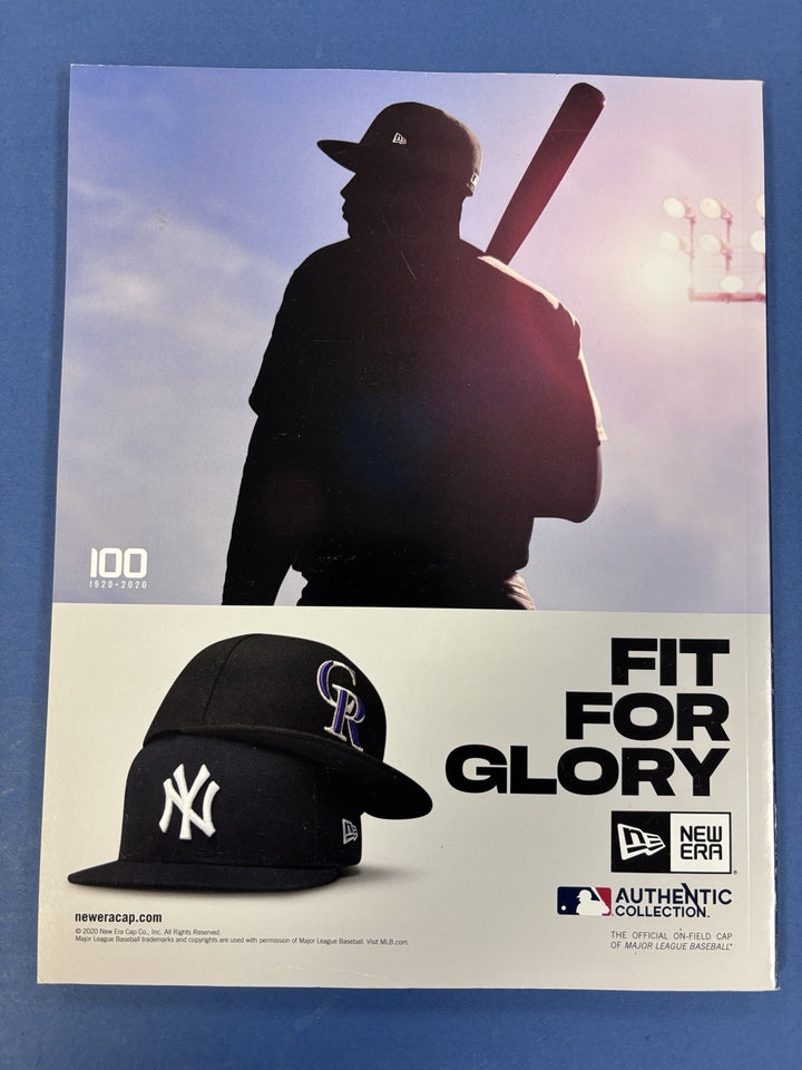 2020 MLB Hall Of Fame Program Derek Jeter Larry Walker