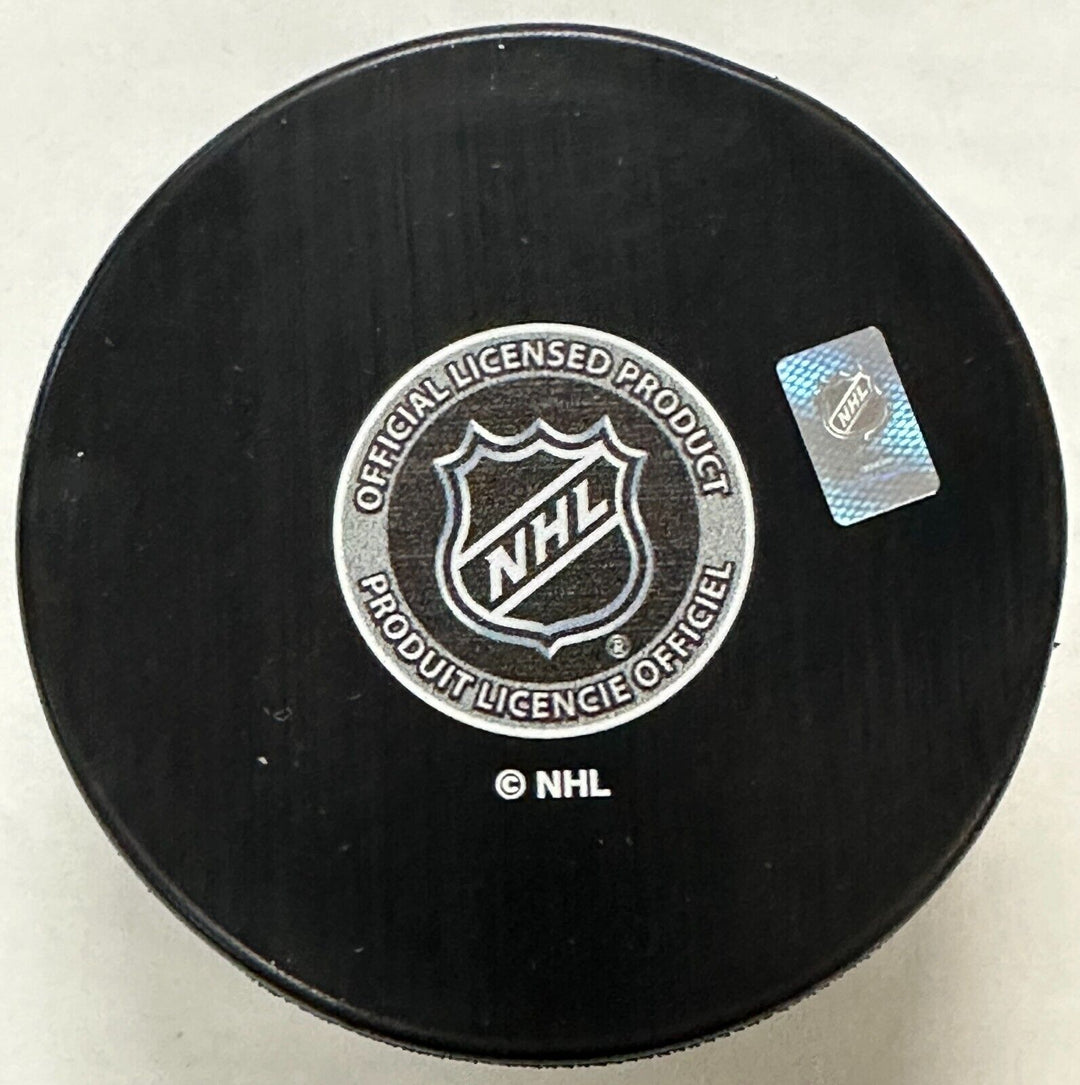 Willie O’Ree Autographed Boston Bruins 100th Anniversary Hockey Puck W/ HOF 2018