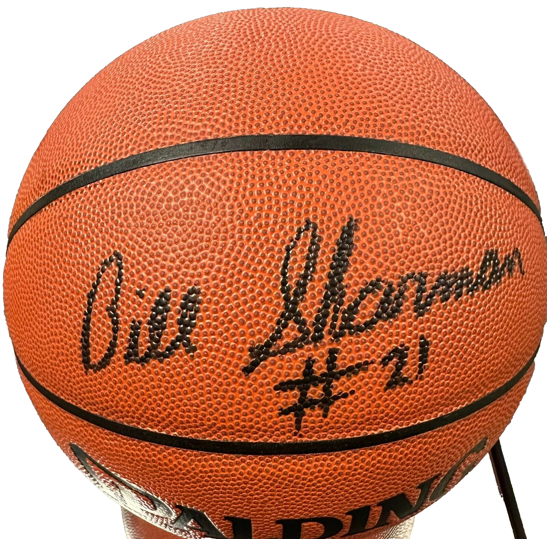 Bill Sharman Autographed Spalding NBA Basketball HOF Boston Celtics