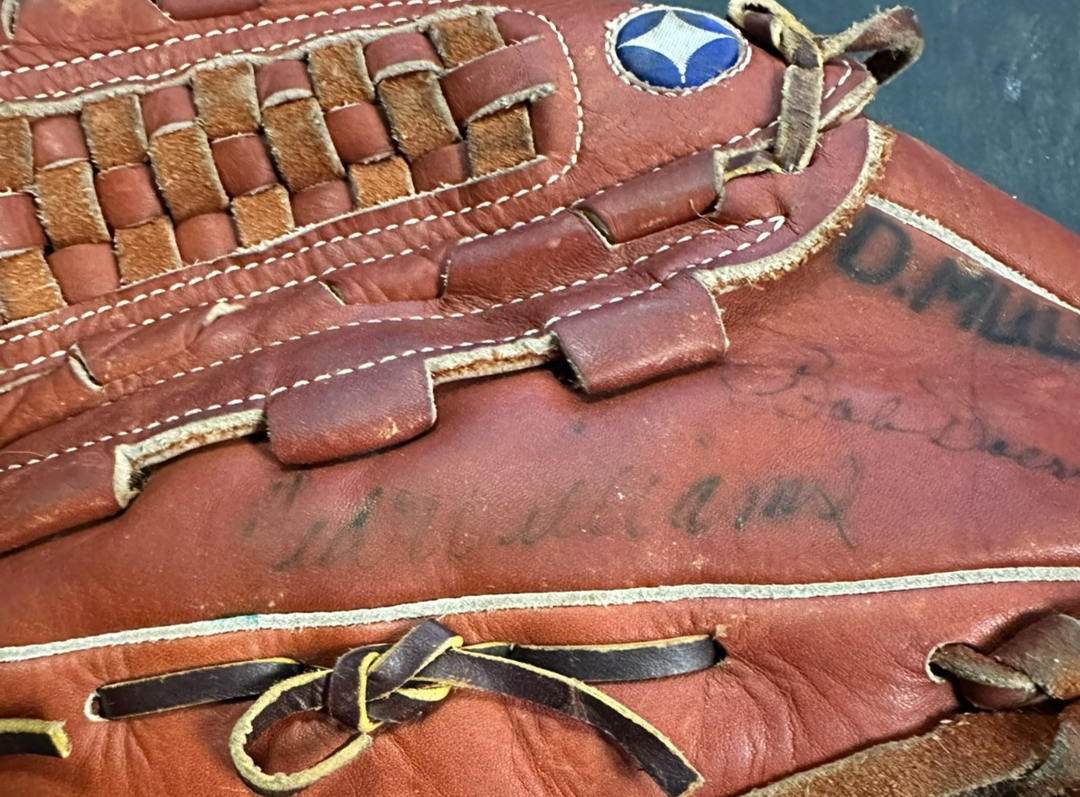 Ted Williams John Pesky & Bobby Doerr Autographed Spalding Baseball Glove HOF