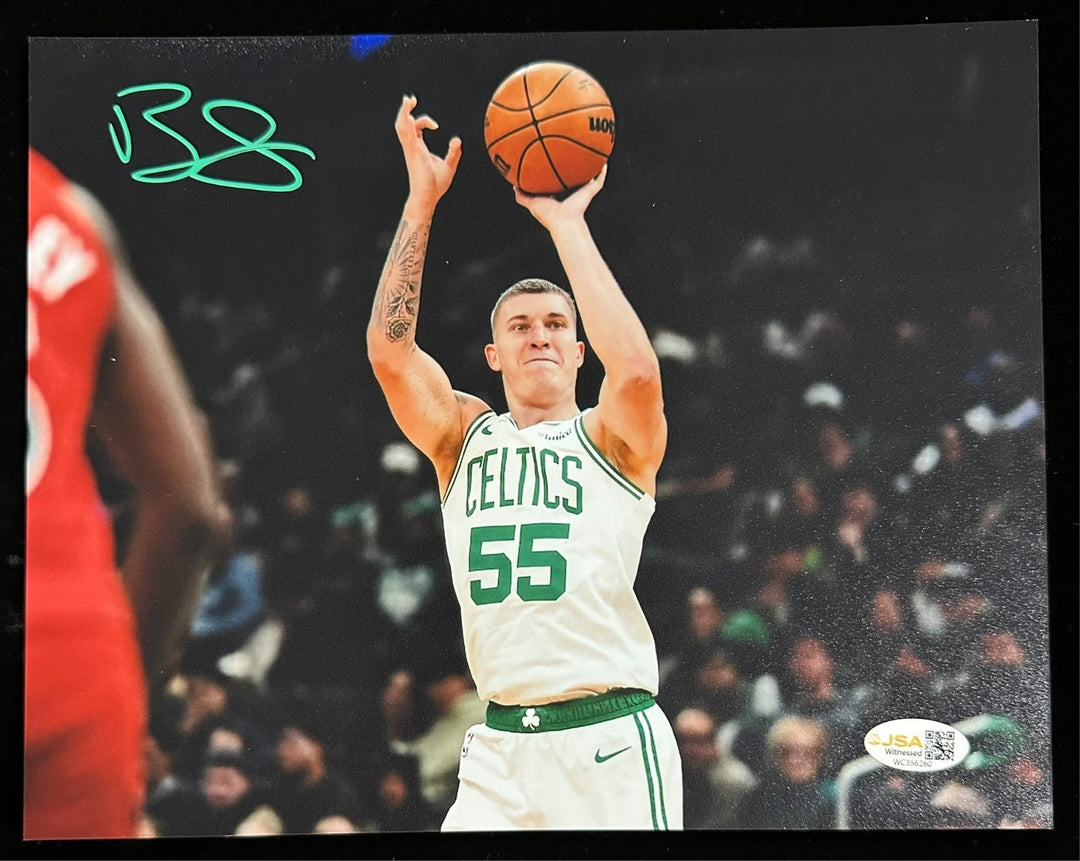 Baylor Scheierman Autographed 8x10 Photo Boston Celtics JSA