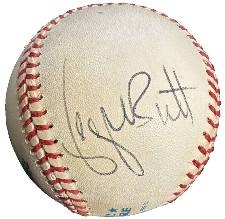 George Brett Autographed American League Baseball HOF BAS Royals