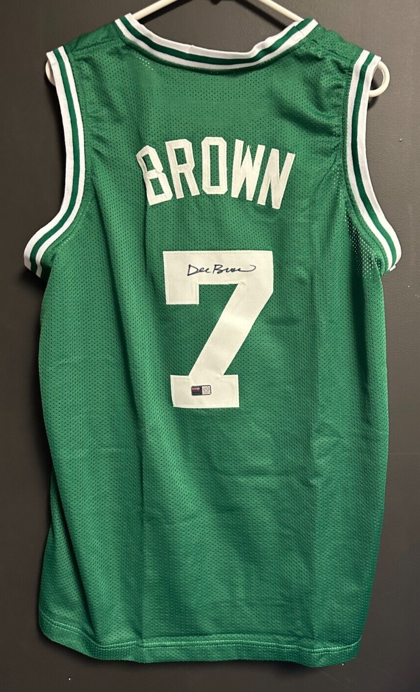 Dee Brown Autographed Boston Celtics Custom Green Jersey Tri-Star COA