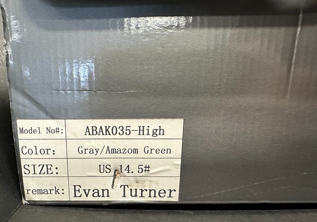 Evan Turner Game Issued Li-Ning Boston Celtics Basketball Shoes W/ Box