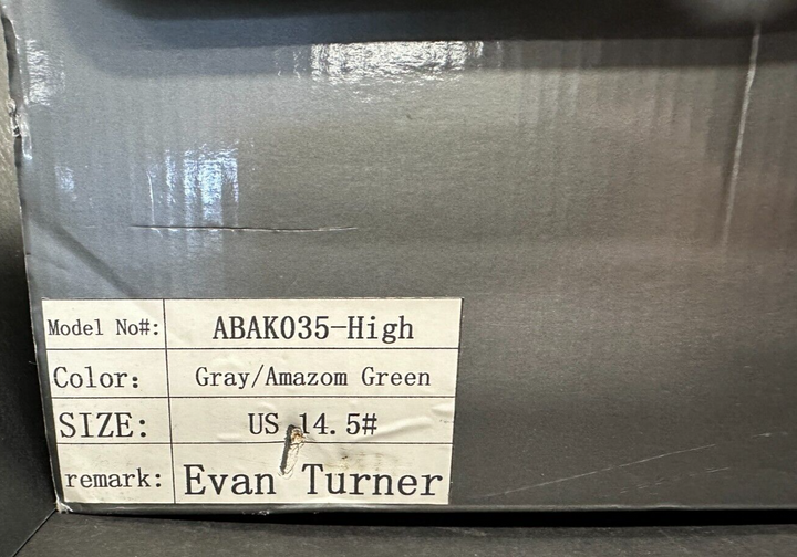 Evan Turner Game Issued Li-Ning Boston Celtics Basketball Shoes W/ Box
