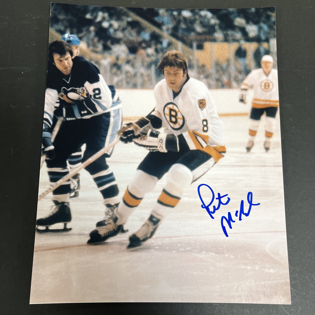 Peter McNabb Signed 8x10 Boston Bruins Sportsworld