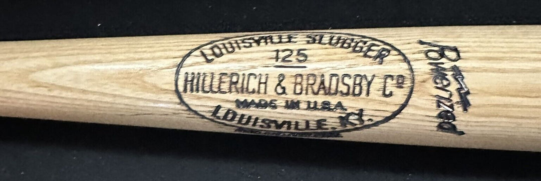 Ted Williams Signed Hillerich & Bradsby Louisville Slugger Bat Green Diamond Hol