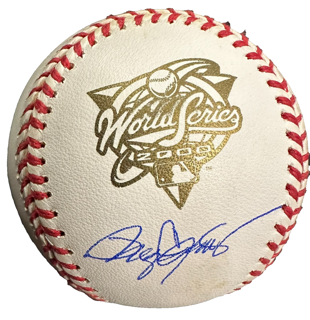 Roger Clemens Autographed 2000 World Series Baseball New York Yankees