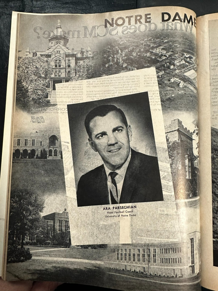 October 29, 1966 Navy Vs Notre Dame Football Program 31-7 Fighting Irish