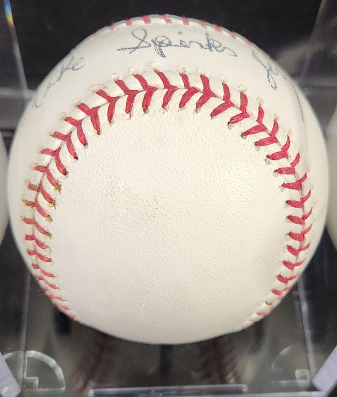 Mac Spinks Roma Michael Spinks Signed Inscribed Major League Baseball Boxing HOF COA ...