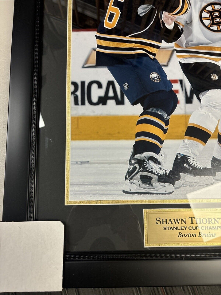 Shawn Thornton “The Enforcer” Signed Framed 16x20 New England Picture Bruins