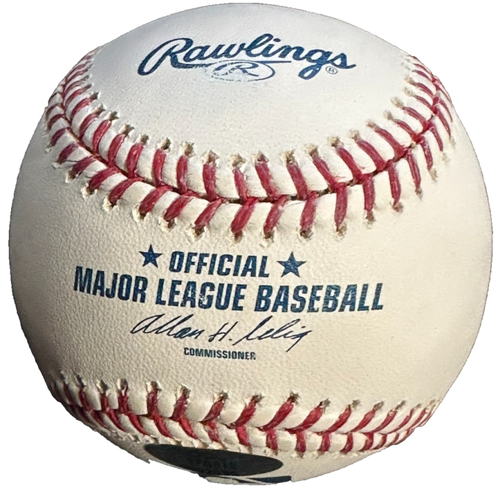 Dave Boo Ferriss Autographed OML Baseball W/ 1945-50 Red Sox HOF 2002