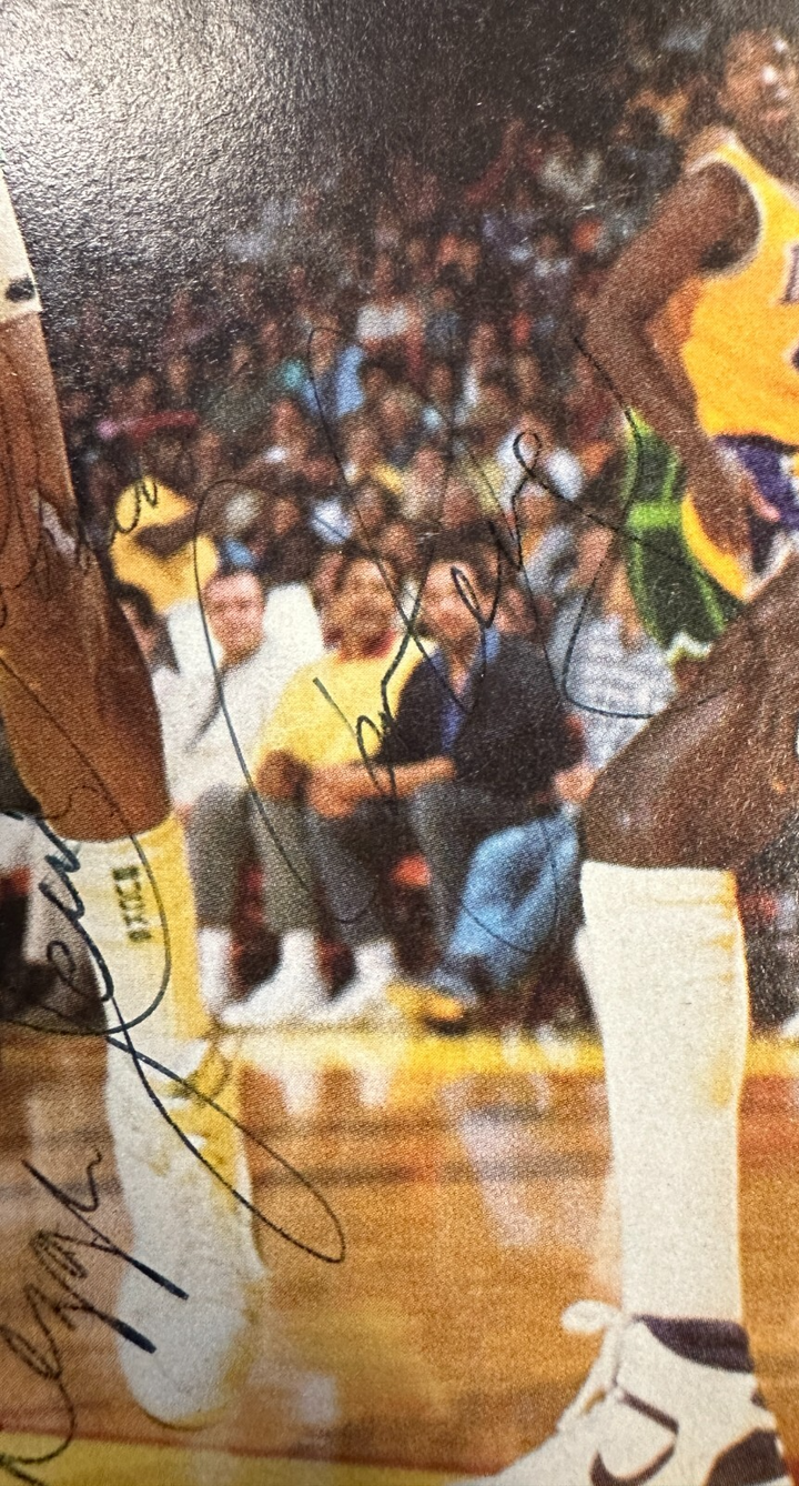 1988-89 Boston Celtics Team Signed Program Lewis Ainge DJ Ford BAS