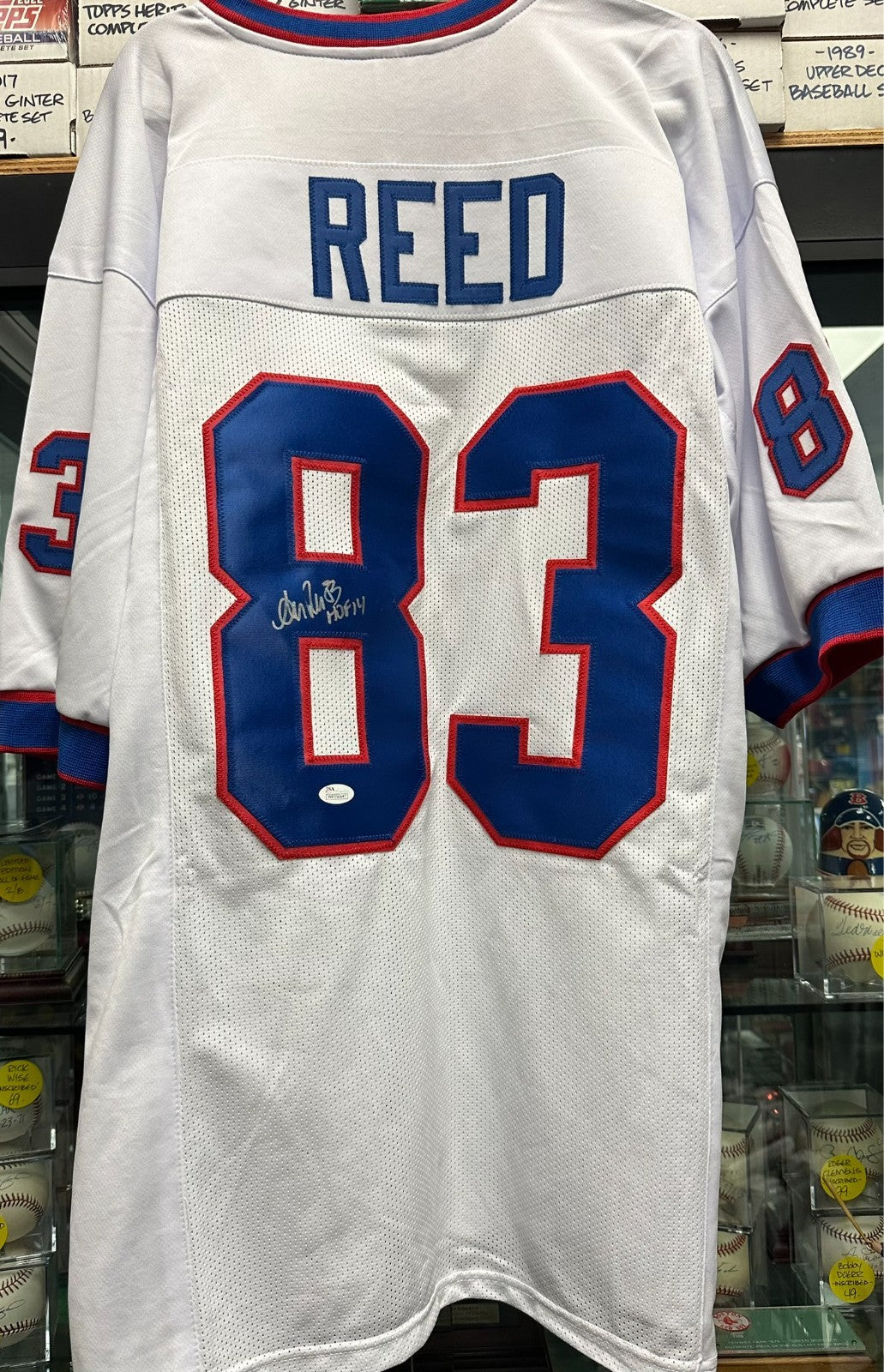 Andre Reed Autographed Buffalo Bills Custom Jersey NFL JSA W/ HOF 14