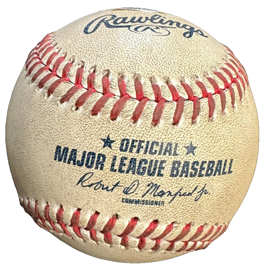 Mike Napoli Autographed Texas Rangers 50th Anniversary Game Baseball JSA