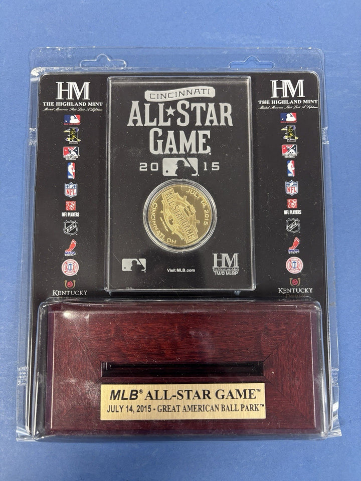 The Highland Mint 2015 Cincinatti Great American Ball Park All Star Game Coin
