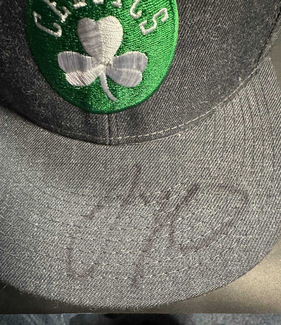 Jayson Tatum Autographed Boston Celtics Snapback Hat BAS NBA Champions