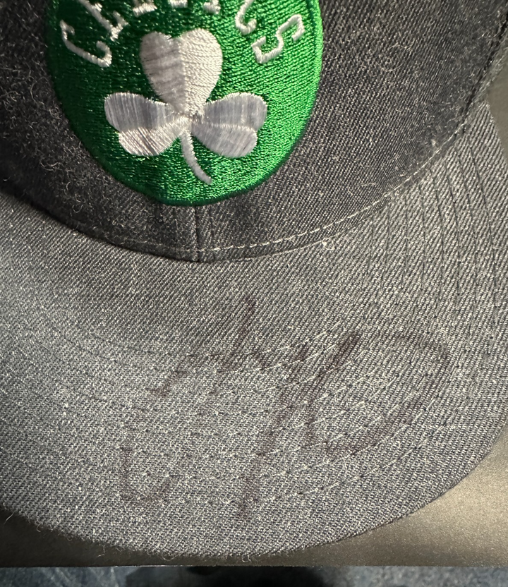 Jayson Tatum Autographed Boston Celtics Snapback Hat BAS NBA Champions