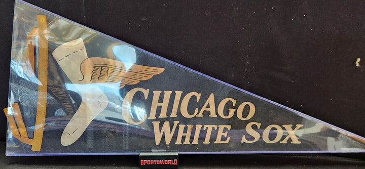 Vintage 1950's Chicago White Sox Old Logo Felt Pennant