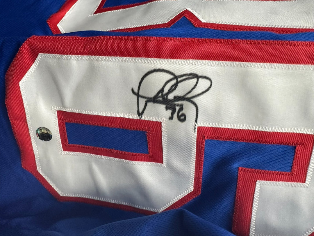 Lawyer Milloy Autographed New England Patriots Replica Jersey Alumni Hologram