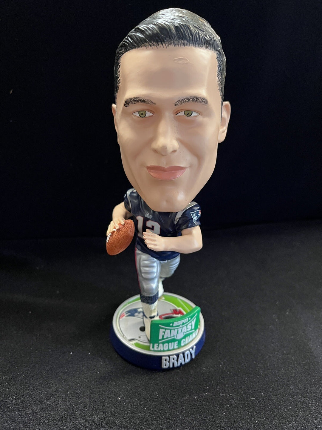ESPN Fantasy League Champs Legends Of The Field Tom Brady Bobblehead Patriots