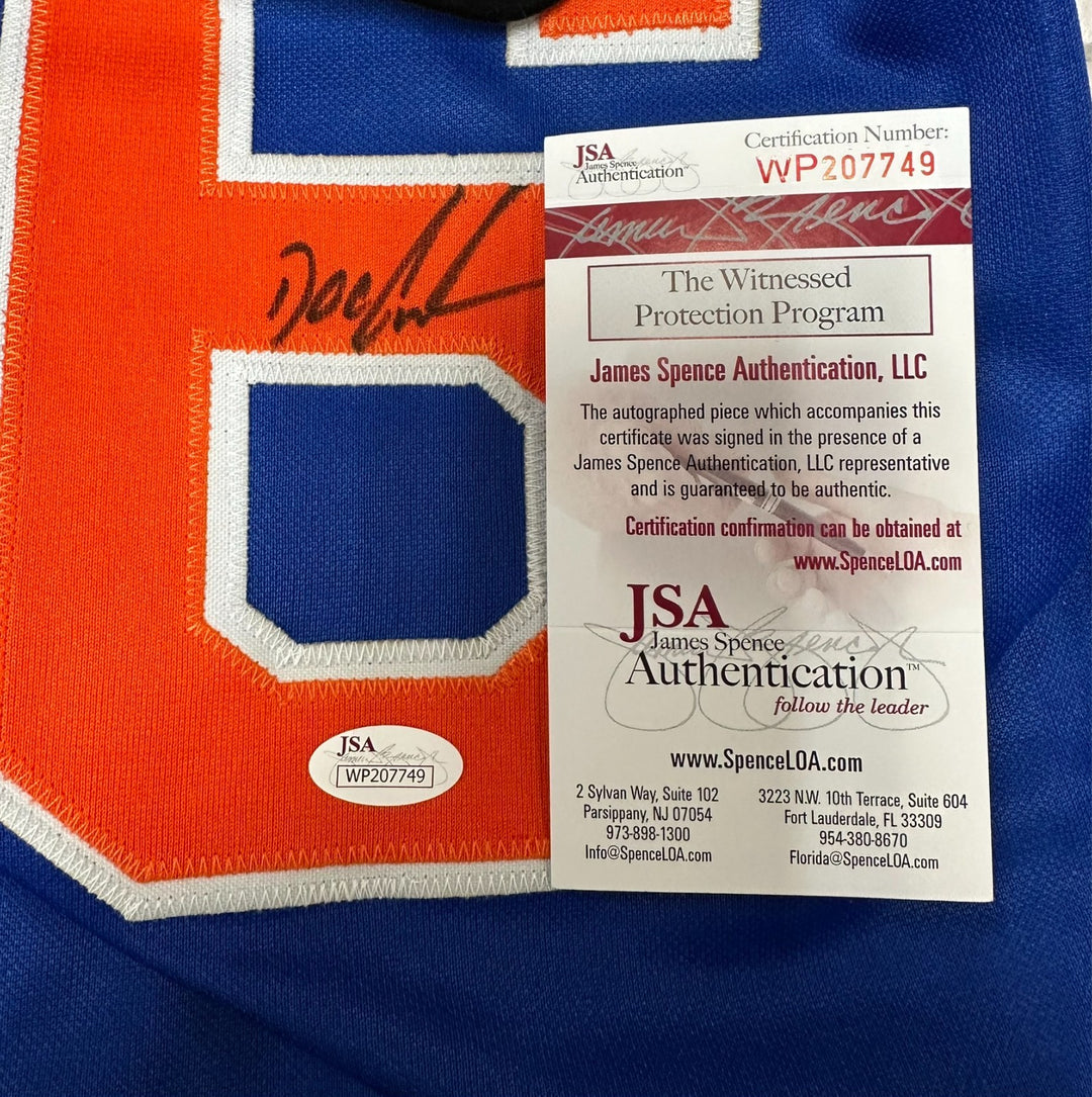 Dwight Gooden Autographed New York Mets Custom Jersey Dr. K JSA