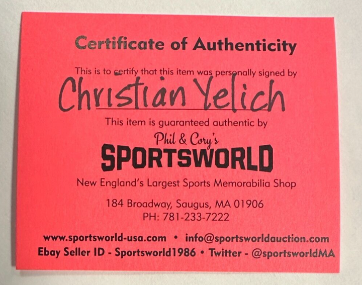 Christian Yelich Autographed Official Major League Baseball Brewers