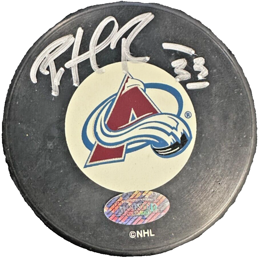 Patrick Roy Autographed Colorado Avalanche Hockey Puck HOF