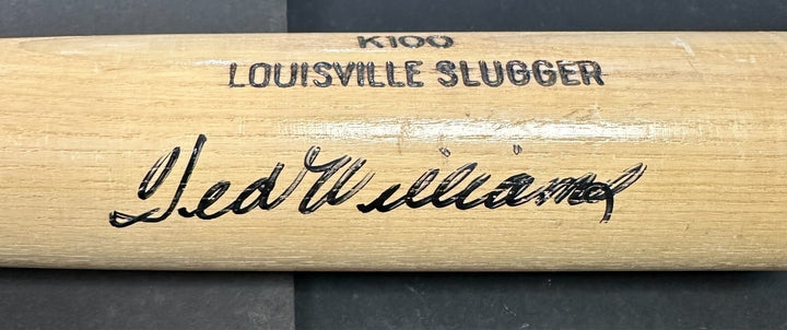Ted Williams Autographed Louisville Slugger Bat BAS HOF Boston Red Sox