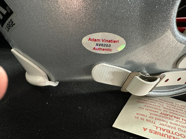 Adam Vinatieri Autographed Full Size New England Patriots Authentic Helmet