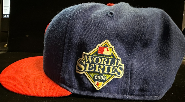 Philadelphia Phillies 2008 World Series New Era Fitted Baseball Hat 7 5/8