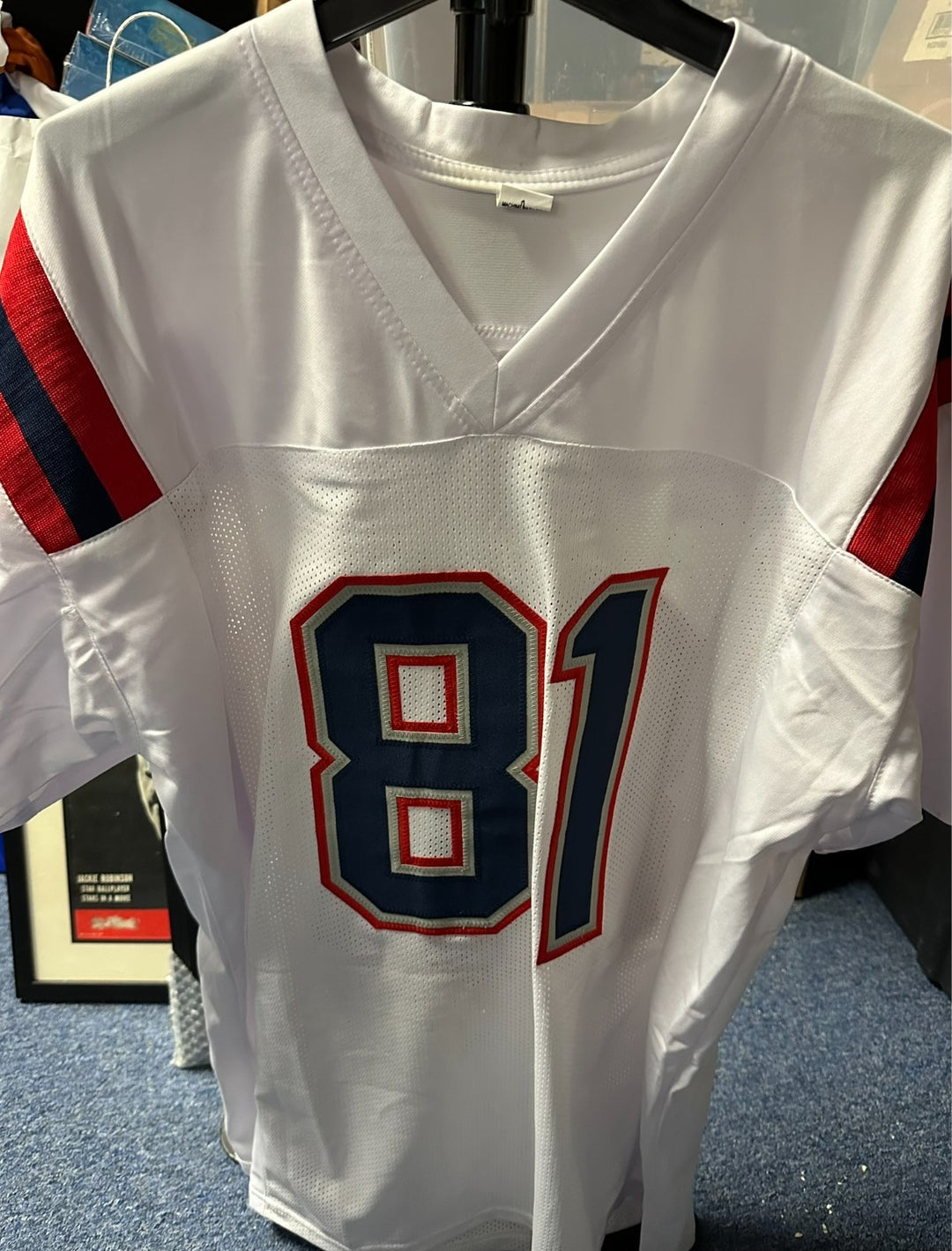 Jonnu Smith Autographed New England Patriots Replica Jersey BAS NFL