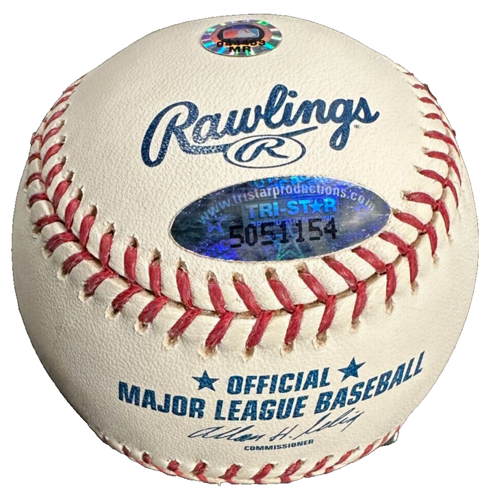 Jeff Reardon Autographed Major League Baseball W/ 367 Saves Insc Tristar