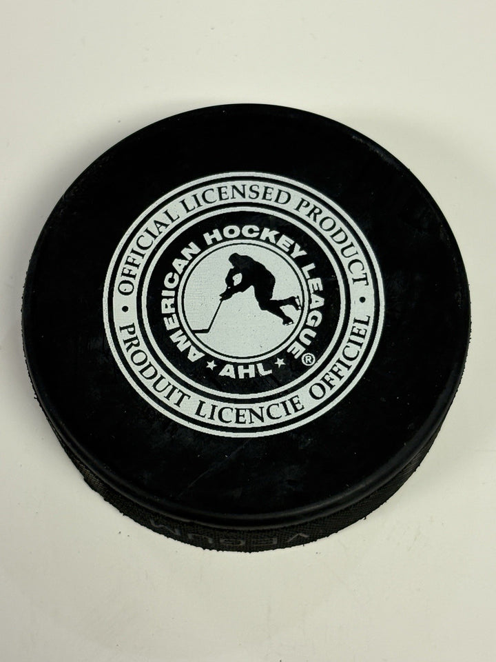 Vintage AHL Saint John Flames Official Hockey Puck