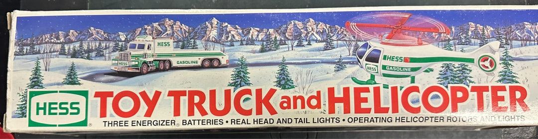 1995 Hess Toy Truck and Helicopter in The Original Box