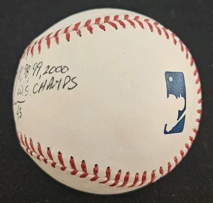 Jeff Nelson Signed Inscribed OML Baseball MLB Holo
