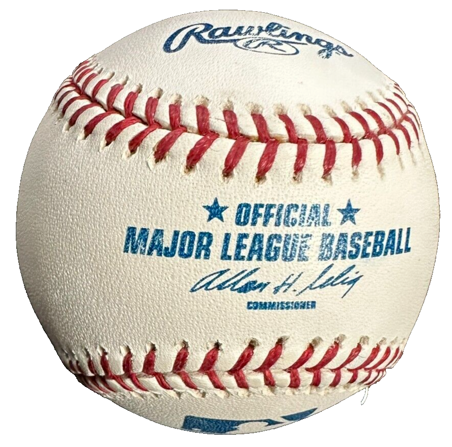 Larry Walker Autographed Official Major League Baseball HOF Rockies