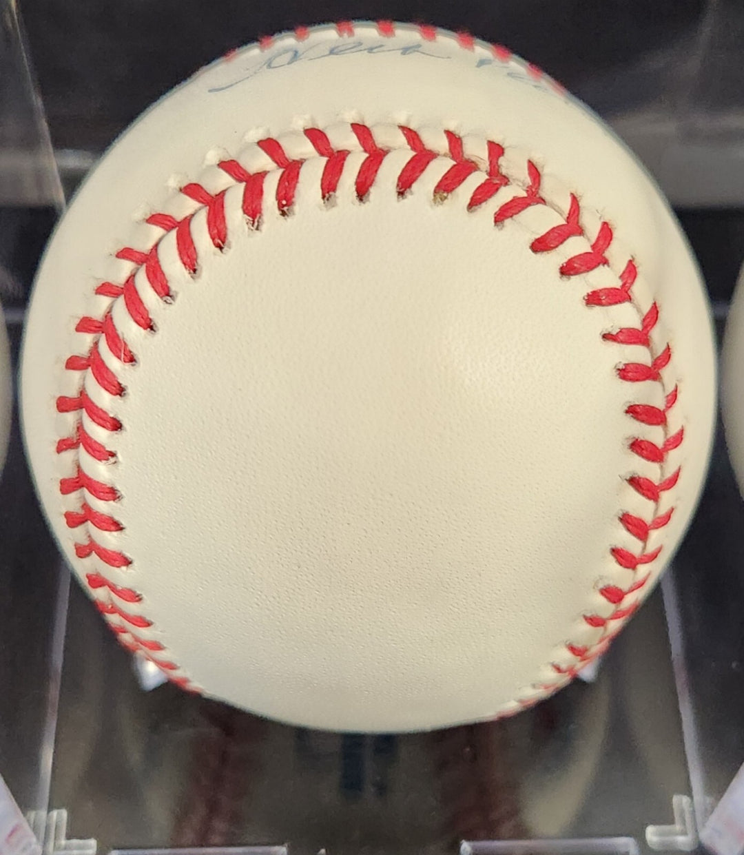 Herb Plews Signed American League Baseball Boston Red Sox Senators Korea PSA COA