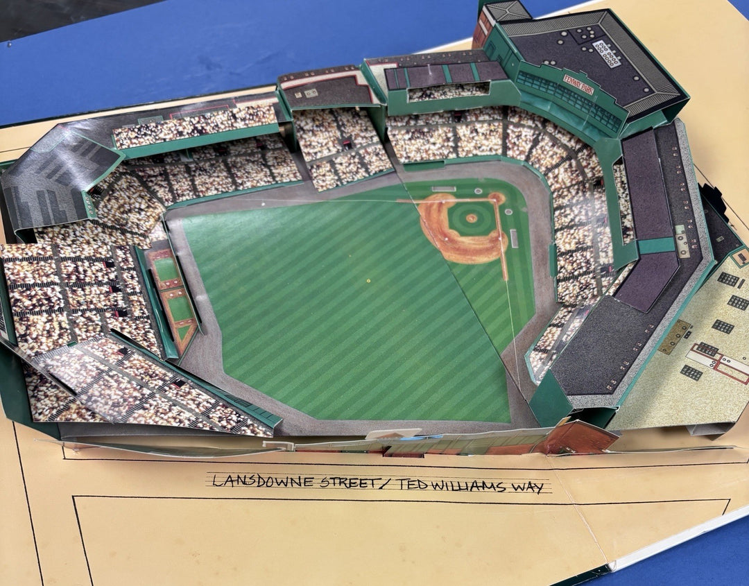 Legendary Home Of The Boston Red Sox Fenway Park Stadium Pop Up Book New Sealed